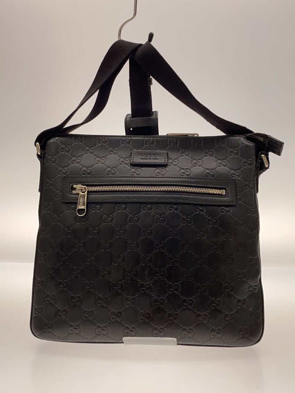 Gucci Shoulder Bag Gucci Guccissima Leather Black